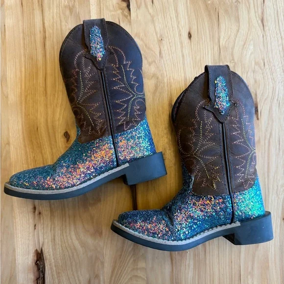 Shyanne Girl Glitter Western Boots - Picture 3 of 16